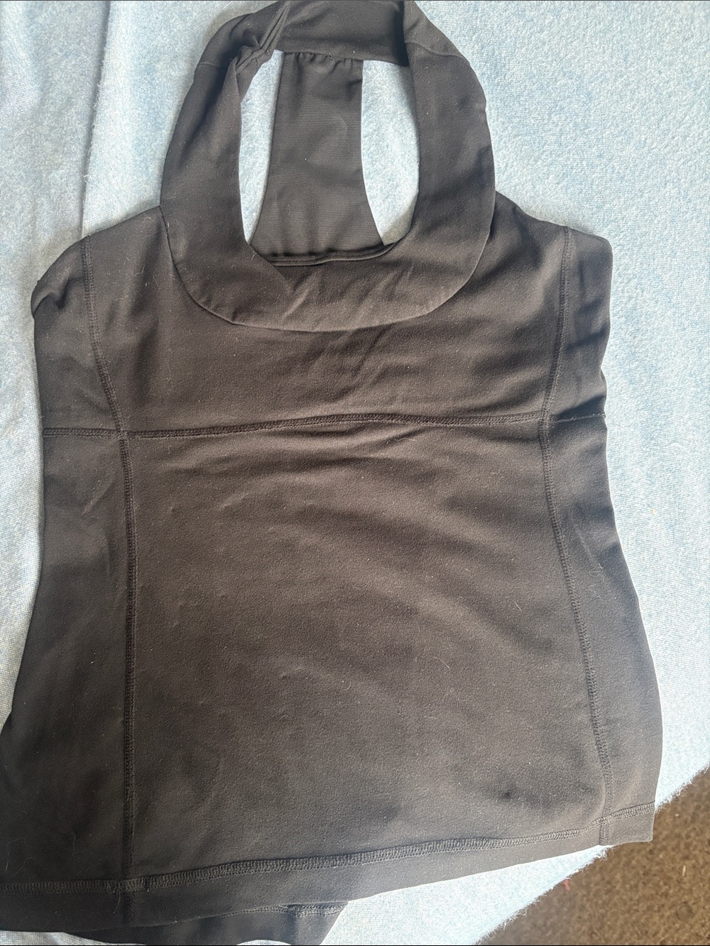lululemon athletica Black Halter-Style Tank Top